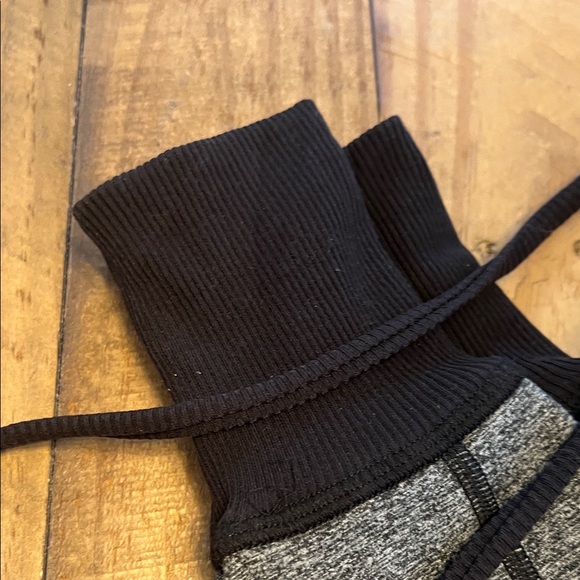 Bombshell Sportswear Black and Gray Sports Bra - Picture 3 of 4